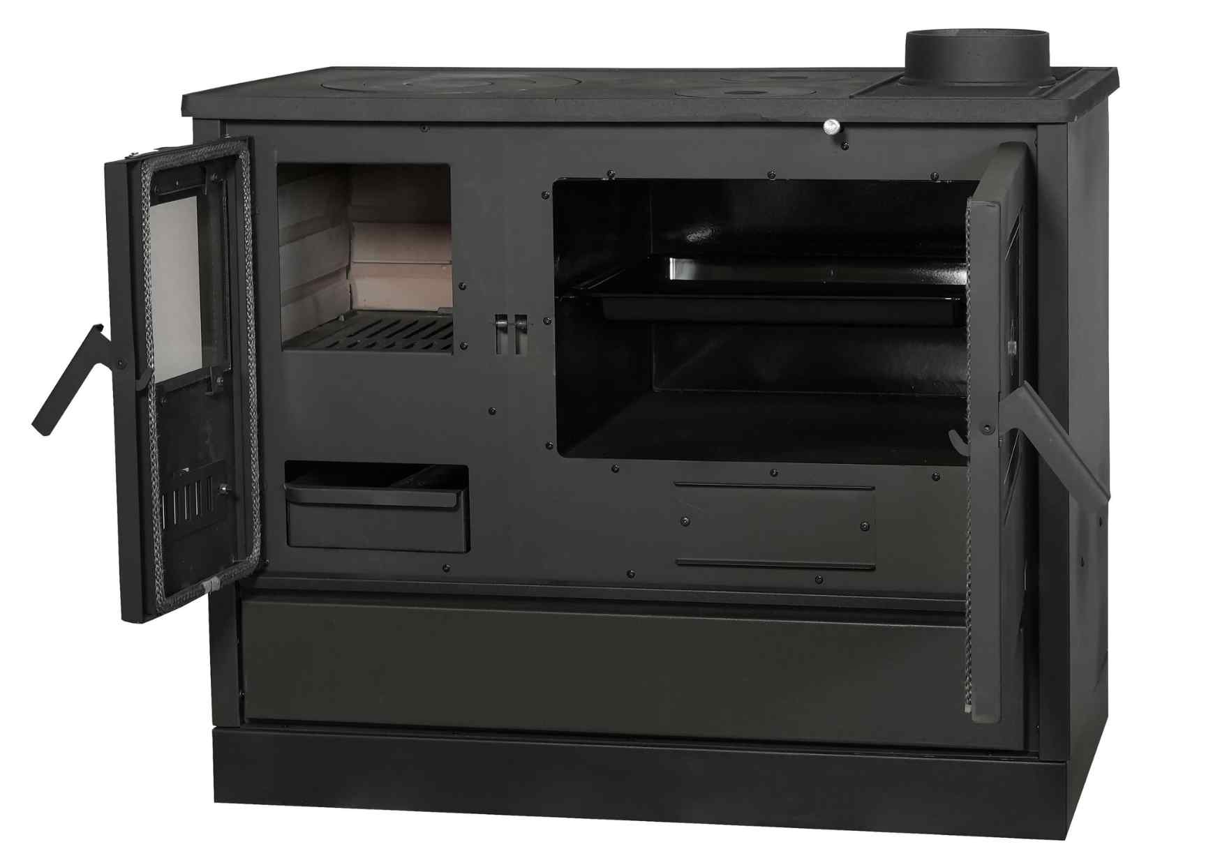 ᐉ Cucina a Legna Balkan Energy 4020, con Piano in Ghisa, 7.9kW